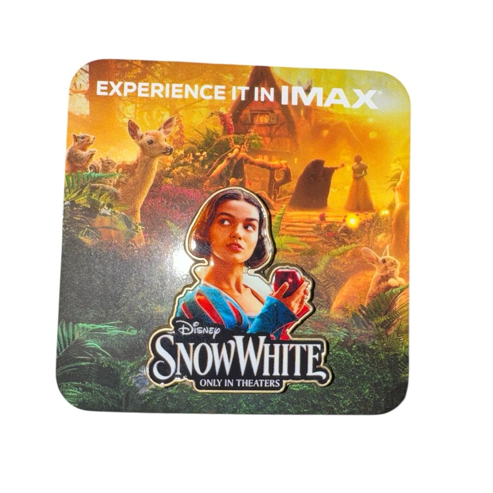 Disney Snow White IMAX promo collectors pin